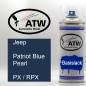 Preview: Jeep, Patriot Blue Pearl, PX / RPX: 400ml Sprühdose, von ATW Autoteile West.
